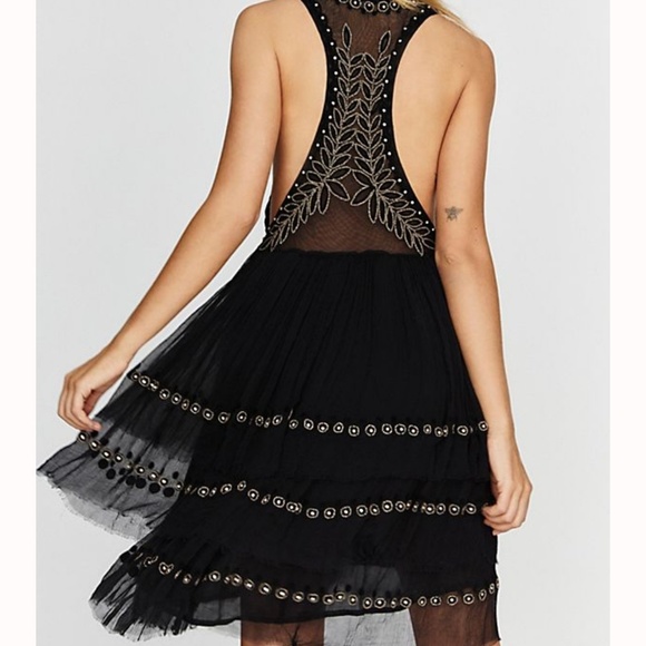 Free People Twilight Mini Dress Boho size S - Picture 2 of 6